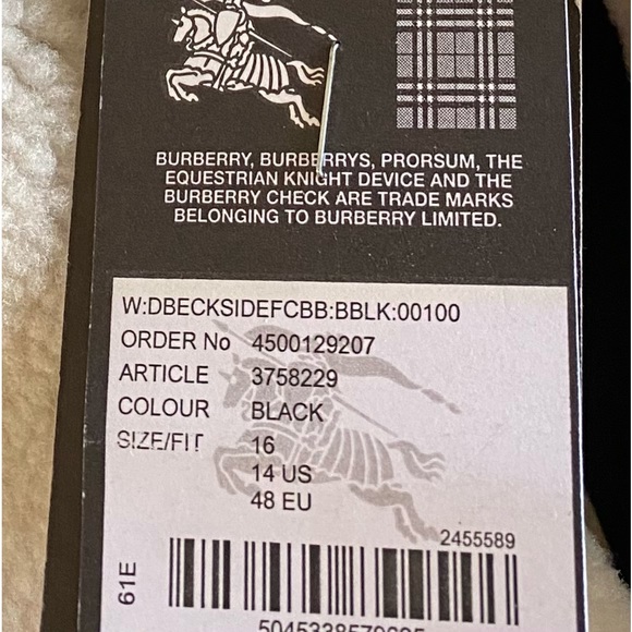 NWT Black Burberry Jacket - Picture 5 of 6